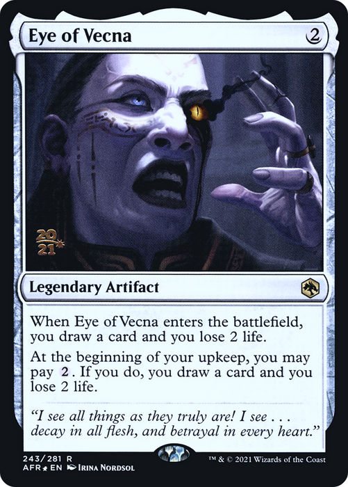 Eye of Vecna (PRE-243S) - rare - Foil