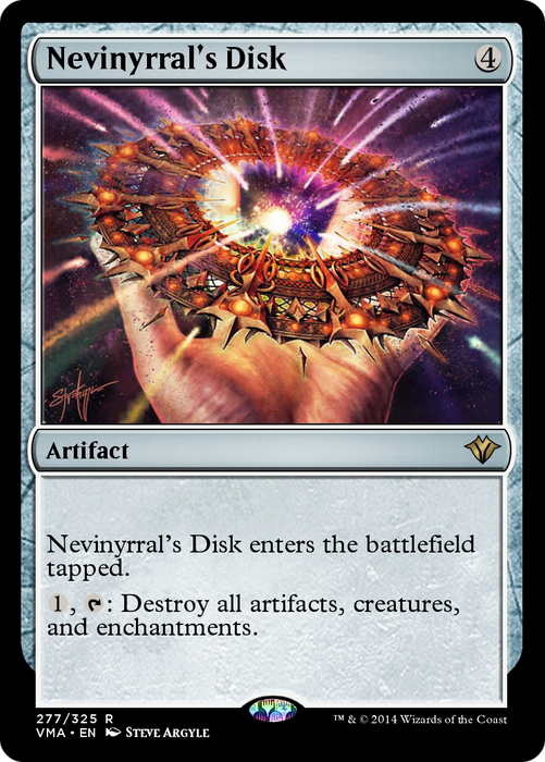 Nevinyrral's Disk (VMA-277) - rare - Foil