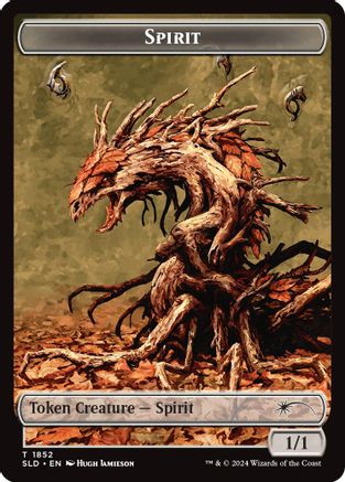 Spirit (SLD) // Shapeshifter (KHM) Double-sided Token (SLD-1852 // 8) - token
