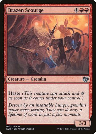 Brazen Scourge (Reprint) (KLD-107) - uncommon