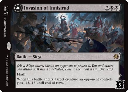 Invasion of Innistrad // Deluge of the Dead (INR-120) - rare: (enchantment)