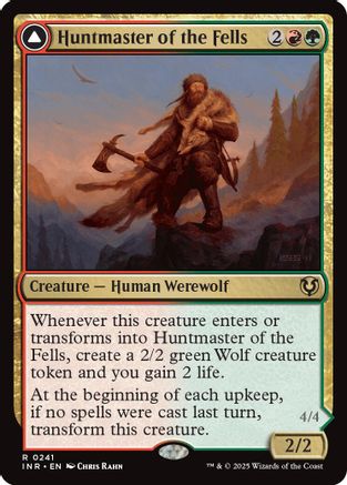 Huntmaster of the Fells // Ravager of the Fells (INR-241) - rare