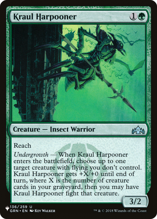 Kraul Harpooner (LIST-GRN-136) - uncommon
