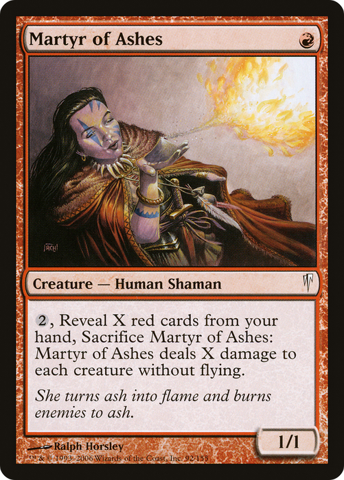 Martyr of Ashes (CSP-092) - common - Foil