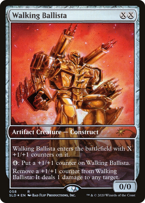 Walking Ballista (SLD-058) - rare - Foil
