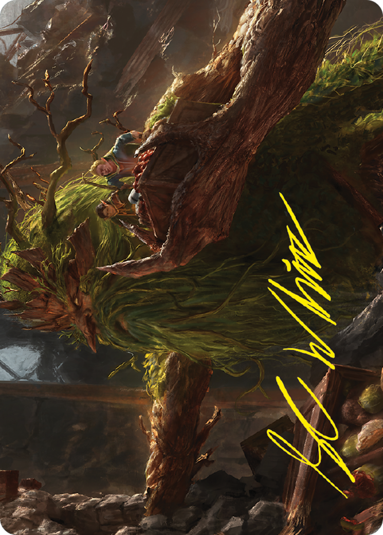 Treebeard, Gracious Host // Treebeard, Gracious Host (ALTR-067) - common (Borderless) - Foil