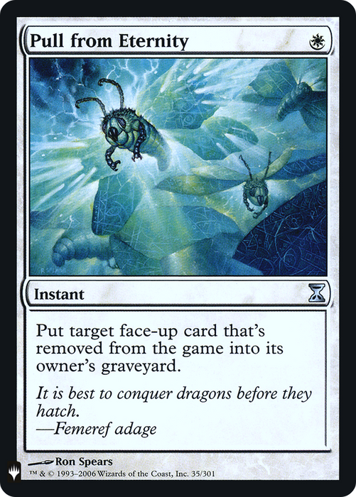 Pull from Eternity (LIST-TSP-35) - uncommon - Foil