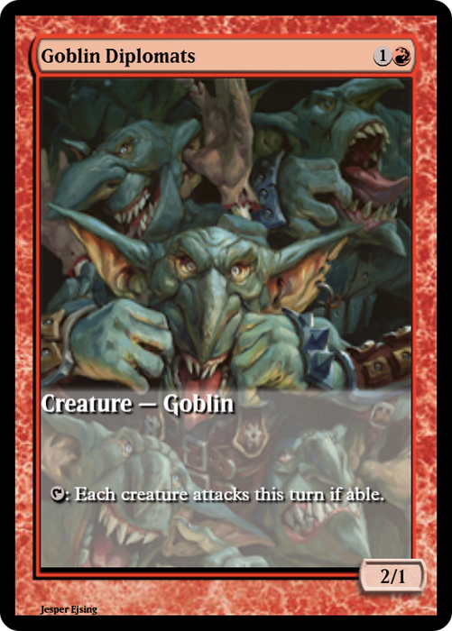 Goblin Diplomats (PRM-49832) - rare - Foil
