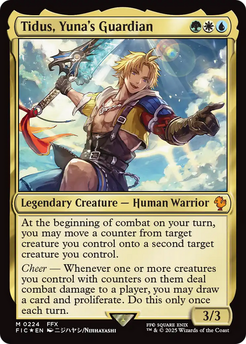 Tidus, Yuna's Guardian (FIC-224) - mythic - Foil