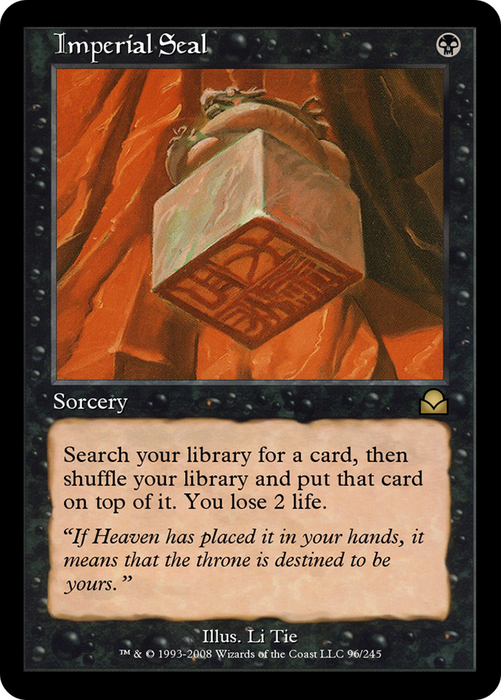 Imperial Seal (ME2-096) - rare - Foil