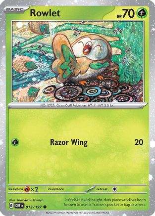 Rowlet (013/197) - MCP  - Common - Holofoil