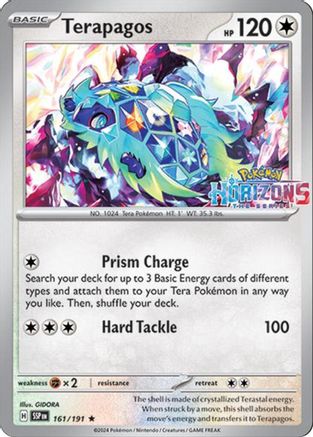 Terapagos (161/191) - MCP  - Rare - Reverse Holofoil