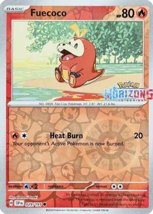 Fuecoco (029/191) - MCP  - Common - Reverse Holofoil