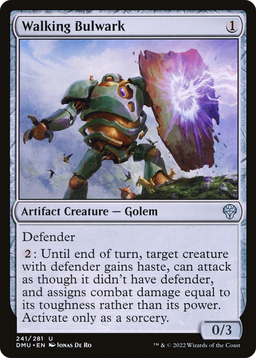 Walking Bulwark (DMU-241) - uncommon - Foil