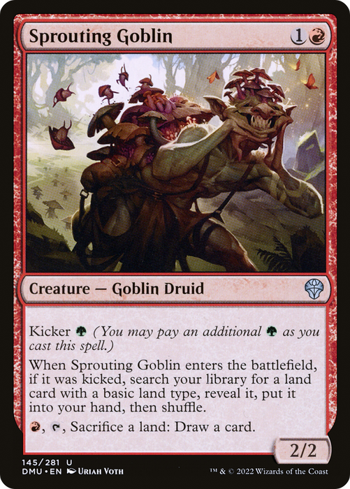 Sprouting Goblin (DMU-145) - uncommon - Foil
