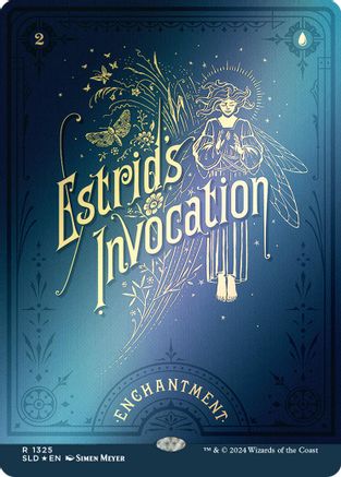 Estrid's Invocation (SLD-1325) - rare - Foil