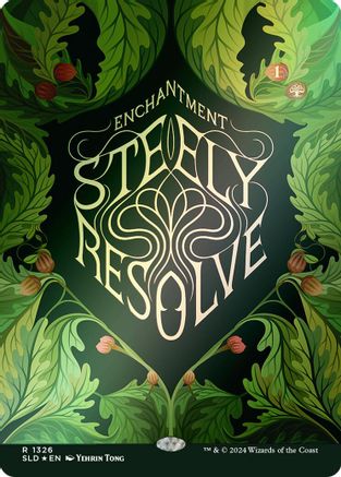 Steely Resolve (SLD-1326) - rare - Foil