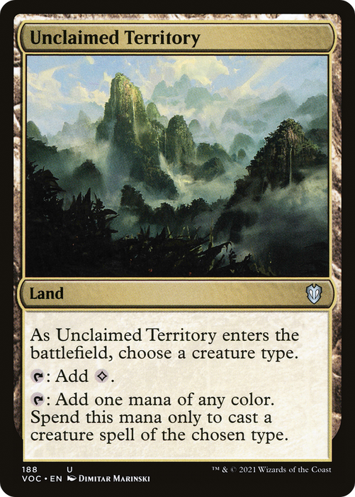 Unclaimed Territory (VOC-188) - uncommon