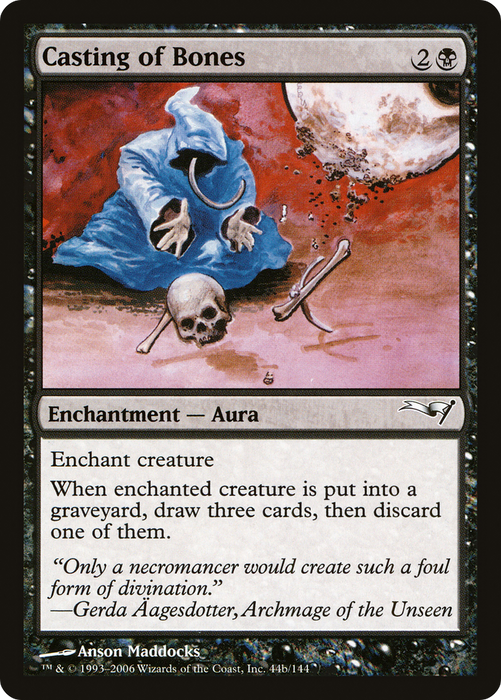 Casting of Bones (CTD-44B) - common