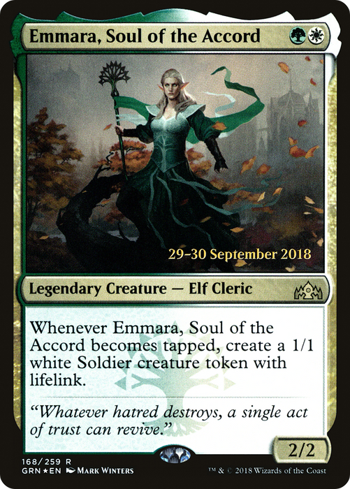 Emmara, Soul of the Accord (PRE-168S) - rare - Foil