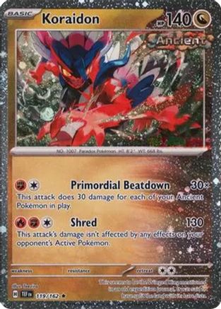 Koraidon (119/162) - MCP  - Rare - Holofoil