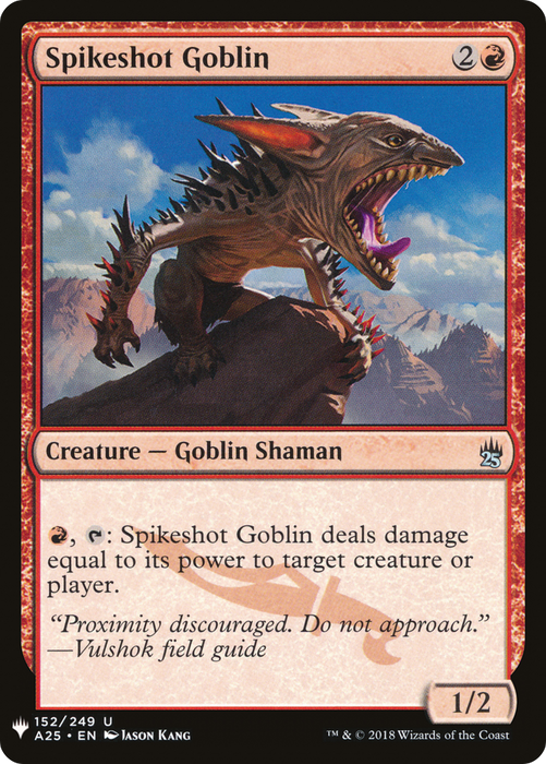 Spikeshot Goblin (LIST-A25-152) - uncommon