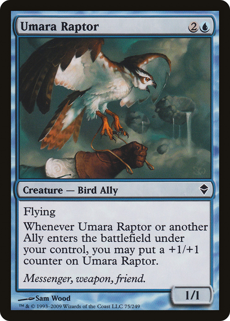 Umara Raptor (ZEN-075) - common - Foil