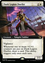 Dusk Legion Duelist (MOM-344) - rare: (Extended Art)