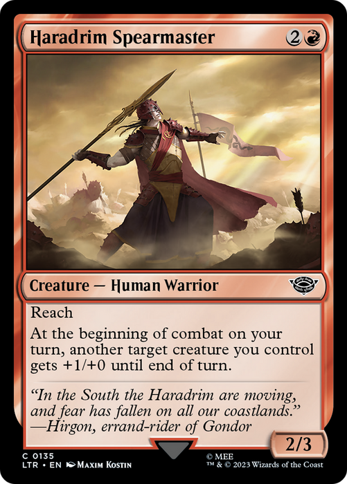 Haradrim Spearmaster (LTR-135) - common - Foil