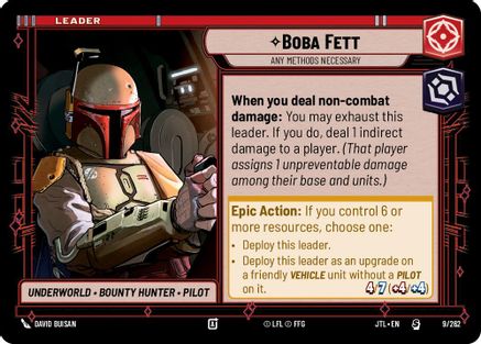 Boba Fett - Any Methods Necessary (009/262) - JTL - Special
