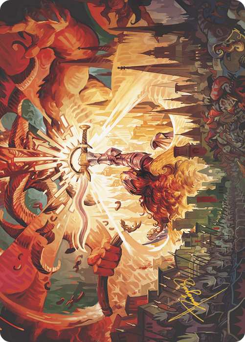 Warleader's Call // Warleader's Call (AMKM-023) - common (Borderless) - Foil