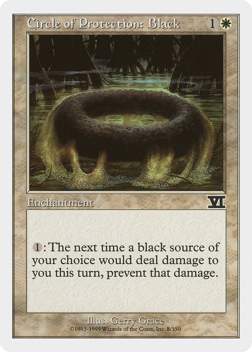Circle of Protection: Black (6ED-008) - common