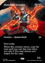 Flamehold Grappler (TDM-359) - rare: (Showcase) (Borderless)