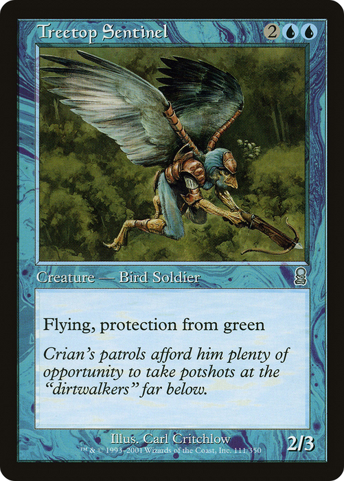 Treetop Sentinel (ODY-111) - uncommon - Foil