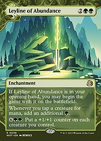 Leyline of Abundance (WOT-056) - rare: (Showcase) (Borderless)