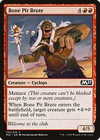 Bone Pit Brute (M21-132) - common - Foil