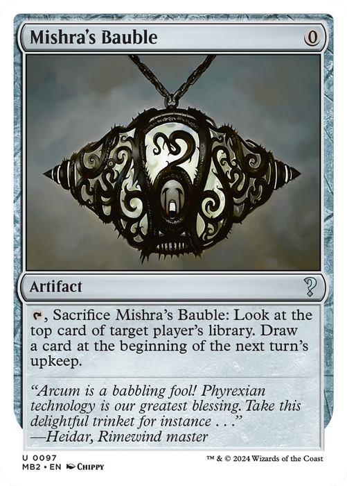 Mishra's Bauble (MB2-097) - uncommon