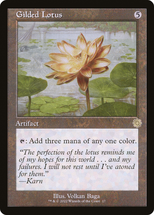 Gilded Lotus (BRR-017) - rare