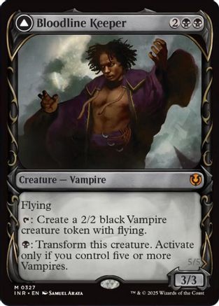 Bloodline Keeper // Lord of Lineage (INR-327) - mythic: (Showcase) - Foil