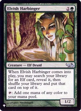Elvish Harbinger (Retro Frame) (LIST-004) - uncommon