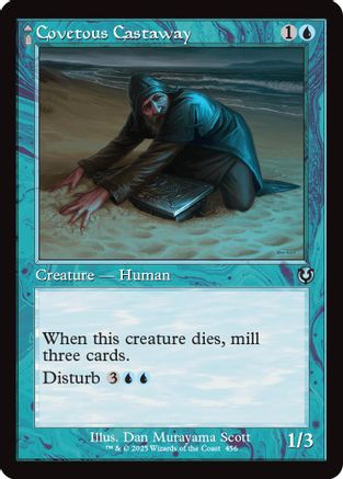 Covetous Castaway // Ghostly Castigator (INR-456) - uncommon: (tombstone)