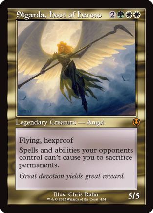 Sigarda, Host of Herons (Retro Frame) (INR-434) - mythic - Foil
