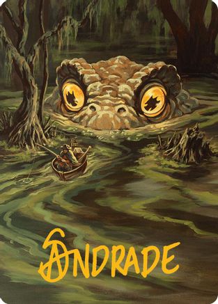 The Gitrog Monster Art Card (Gold-Stamped Signature) (AAINR-025) - special