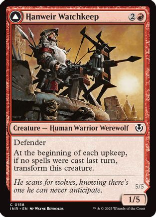 Hanweir Watchkeep // Bane of Hanweir (INR-158) - common