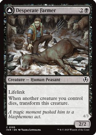 Desperate Farmer // Depraved Harvester (INR-105) - common - Foil