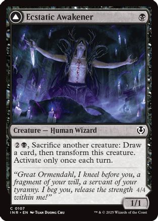 Ecstatic Awakener // Awoken Demon (INR-107) - common