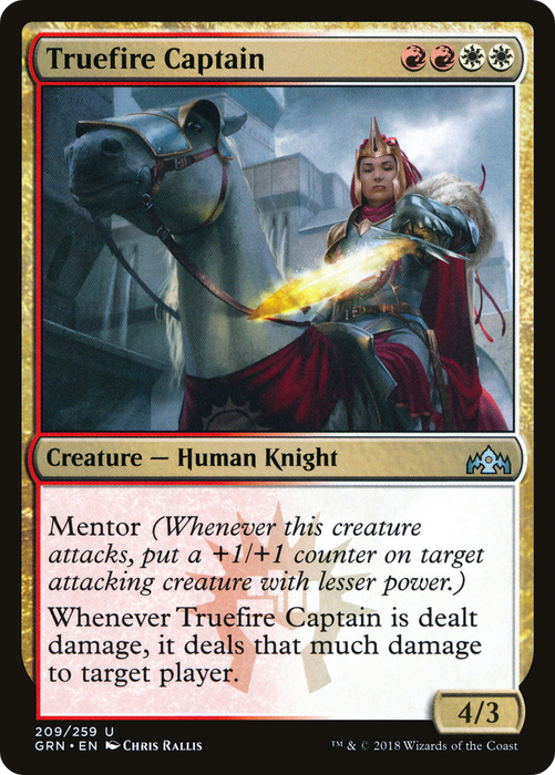 Truefire Captain (GRN-209) - uncommon - Foil