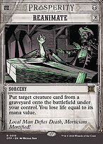 Reanimate (OTP-018) - rare: (Showcase) (Borderless) - Foil