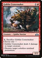 Goblin Cratermaker (LIST-GRN-103) - uncommon