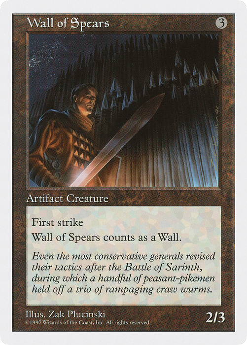 Wall of Spears (5ED-407) - common